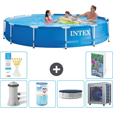 Frame Pool Rund - 366x76 cm - 7-teilig S212 (1/5)