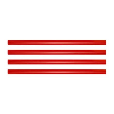 JBM 17803 Set di maniglie per armadio 16627 - Rosso