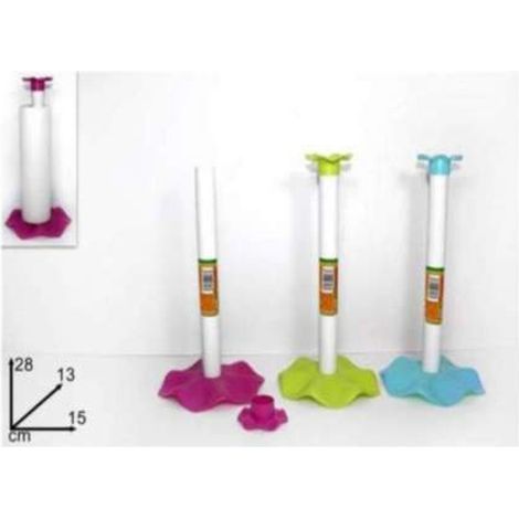TrAdE Shop Traesio - Porta Rotolo Carta Da Cucina Rotolone Scottex In Plastica Colorato Cucina Casa -