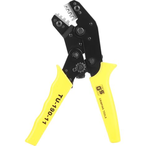 Pince à sertir manuelle pour cosses en acier au chrome-vanadium, outil de dénudage de câbles AWG 28-18