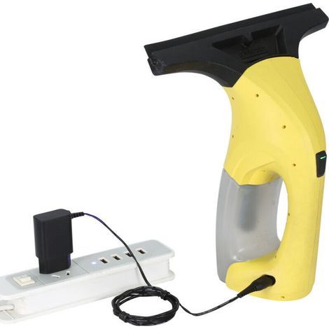 Chargeur 5.5V pour nettoyeurs de vitres Karcher WV1 WV2 WV5 WV75 Entrée 110-240V AC Sortie 600mA Câble 1,5m