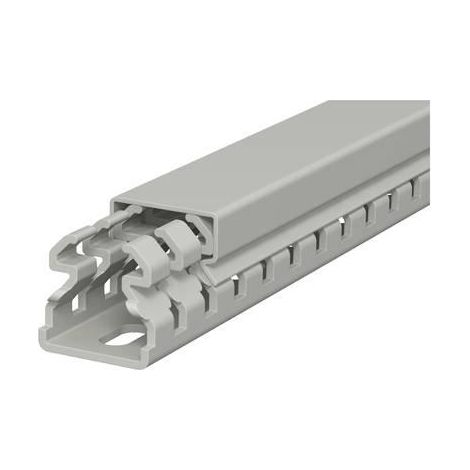 OBO Bettermann Vertr Canal de cableado LKV 25025 gris roca