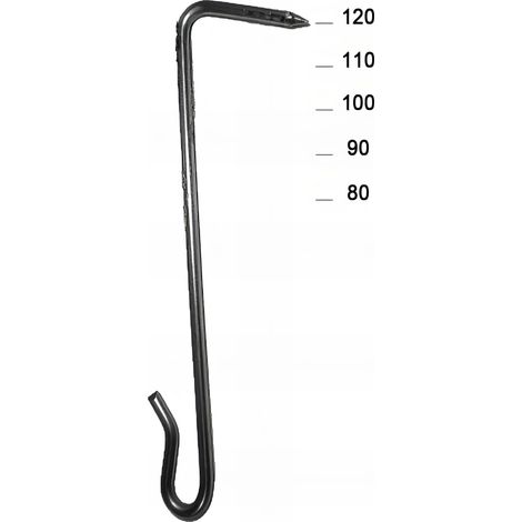750 crochets d'ardoise en bandes D. 2,7 x L. 90 mm INOX 17% - HOOK0902 - Alsafix