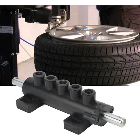 Zubehör für Reifenmontiermaschine: Pedal, Fünfwege-Pneumatikventil-Steuerschalter (bei der fußmontierten Ausführung wird üblicherweise ohne Anschlüsse verwendet). (1/5)