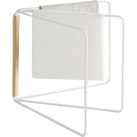 Égouttoir à torchons pliable à 3 bras pour plan de travail (blanc) (1/5)