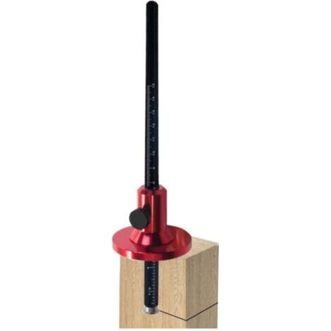 BUNTHAUS Jauge de Marquage à Roue Menuiserie Outils de Marquage en d'Aluminium pour Bois,Aide au Tracé avec Prise Facile pour Lignes Parallèles sur Bois Massif et Contreplaqué (1/5)