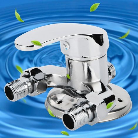 Mitigeur salle de bain douche robinet baignoire robinet d'eau G1/2 "prise britannique (1/5)