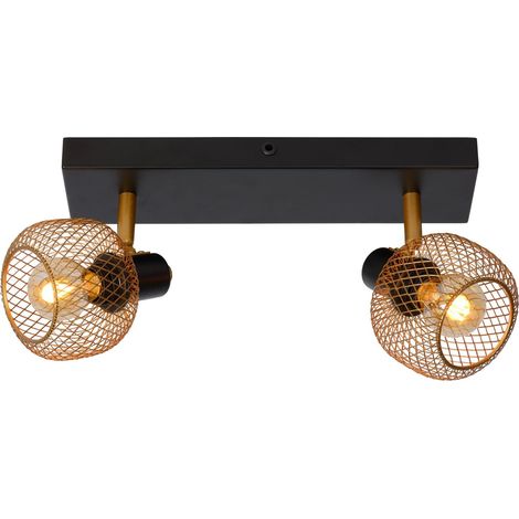 Lucide MAREN - Deckenstrahler - 2xE14 - Mattes Gold / Messing (1/5)