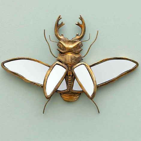 Miroir lucarne cerf-volant 39x28cm (1/4)