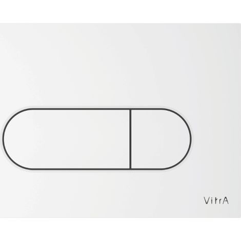 Placa de control VitrA Root Round Blanco