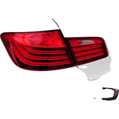 Fanale posteriore a LED per BMW F10, indicatori di direzione dinamici, luce freno a LED rossa (1/2)
