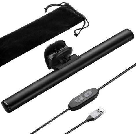 Computer Monitor Light USB LED Desk Lamp Reading Light 3 Colors for Home Office 40cm (1/5)