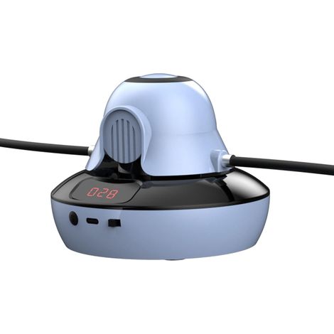 Machine à sauter à corde intelligente, machine à sauter à corde télécommandée, jouet de fitness interactif, vitesse et longueur de corde réglables, convient à la maison et à la salle de sport, usage f (1/5)