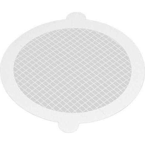 Attrape-Cheveux - Grille Drain Douche Évier - Diamètre 11 cm - Maille 3 mm - Fibre de Verre - 50 Pièces (1/5)