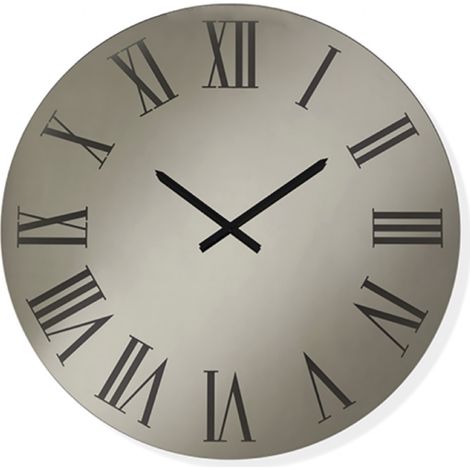 Orologio rotondo in cristallo Bronzo D60 cm - RONALD