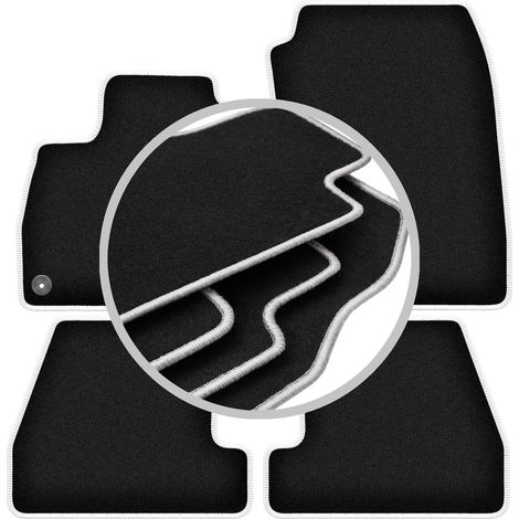 Tapis de sol Carlux argentés pour : Ford Focus MK3 hatchback, berline, break (2010-2018) (1/5)