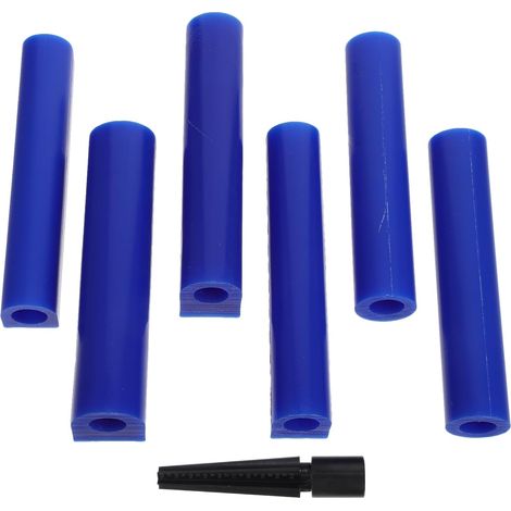 Tubes de Cire Bleus Creux pour Moulage Bijoux Kit Sculpture Cire pour Bijoutiers 7 Pièces avec Baguier Outils Précision pour Gravure et Création de Moules Artisanaux (1/5)