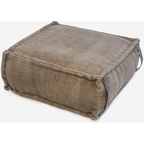 PUF NATURAL BEND MARRÓN MEDIANO 60X60X25CMCM (1/3)