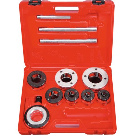 ROTHENBERGER SUPER CUT-Set Gewindeschneid-Koffer 3/8-1.1/4", BSPT R - 070790X