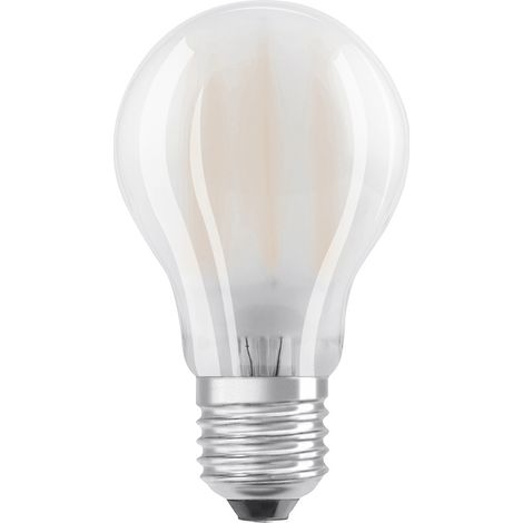 LEDVANCE CLASSIC LED E27 POIRE FILAMENT GLACE 7,5 W 1055 LM - 840 BLANC FROID  SOUTITUA 75 W 4099854062025 (1/3)