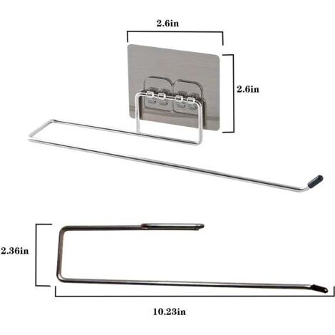 BUNTHAUS Porte-papier hygiénique suspendu, porte-papier hygiénique, porte-serviettes de salle de bain, support de rangement de cuisine, support de rangement pour la maison (2 pièces) (1/5)