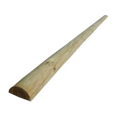 2,0 x MEZZO PALO TONDO LEGNO EURO