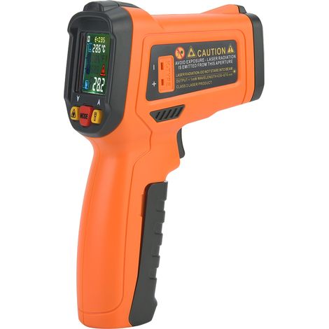 PM6530D Hochpräzises berührungsloses digitales Infrarot-Thermometer -50 °C bis 800 °C / -58 °F bis 1472 °F (1/5)