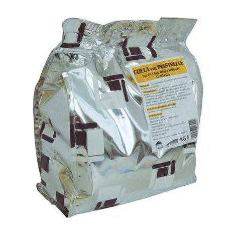 5,0 x COLLE POUR CARREAUX DE FAÏENCE EN POUDRE BRIKO LINE
