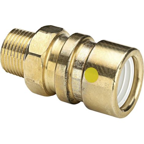 Viega Geopress G Übergangsstück mit SC-Contur 9611G, d. 50mm x R 1 1/2", Rotguss (1/2)
