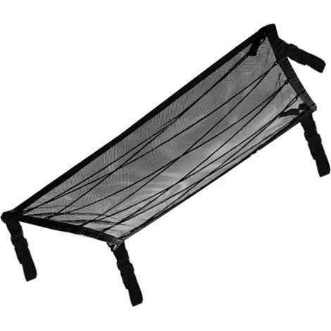 Filet de rangement pour toit de voiture, sac de rangement en filet pour toit de voiture, tissu non tissé, noir (1/5)