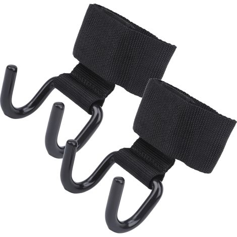 Une paire de crochets d'haltérophilie professionnels en acier pour l'entraînement avec assistance (une paire) (1/5)
