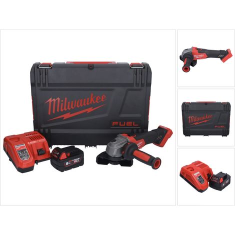Milwaukee M18 FSAG115X-501X Akku Winkelschleifer 18 V 115 mm Brushless + 1x Akku 5,0 Ah + Ladegerät + HD Box