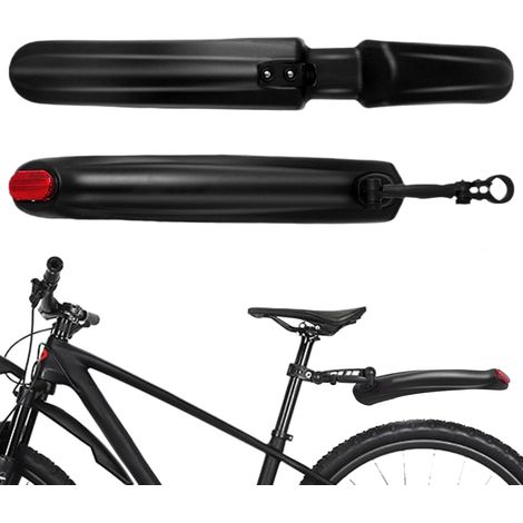 Parafango per bicicletta impermeabile e riflettente, copertura posteriore estesa per strada, ghiaia e pioggia, accessorio per ciclismo outdoor, 540 cm, nero