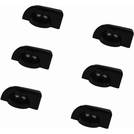 Lot de 6 gros boutons de potentiomètre « tête de poulet » pour pédales et amplificateurs de guitare, capuchons en plastique rouge, accessoires pour pédales d'effet (1/4)