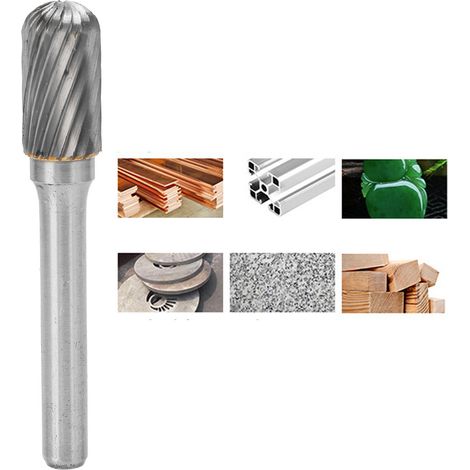Die rotierende Hartmetallfeile mit einheitlichem Profil eignet sich für das Oberflächenschleifen in der Luft- und Raumfahrt, der Automobilindustrie und der Schifffahrt (C1020M06). (1/5)