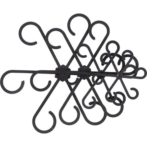 CCYKXA 8-Piece Plant Support Frame Sticks for Plant Support, Reusable Vine Support Rack, Tree Branch Holder, Black Plastic (1/5)