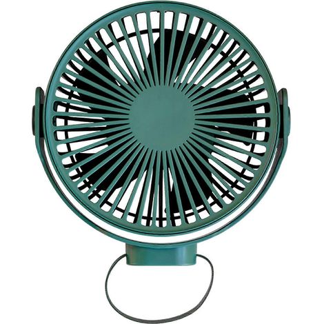 Ventilateur de camping portable à 4 vitesses, alimenté par USB, pour tente, maison, bureau, voiture et camping-car. (1/4)