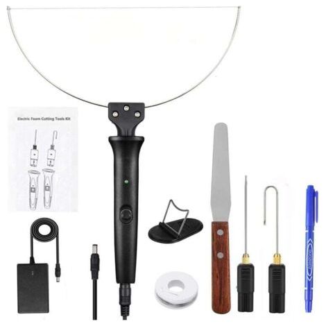 Machine Sculpture Mousse 18W Electrique Manuelle 9 Fraises 3 en 1 Pour Modeles Artistiques Prises EU (1/4)