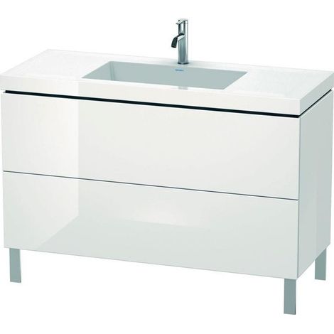 Duravit L-Cube c-bonded Set stehend, 2 Schubkästen, ohne (1/5)