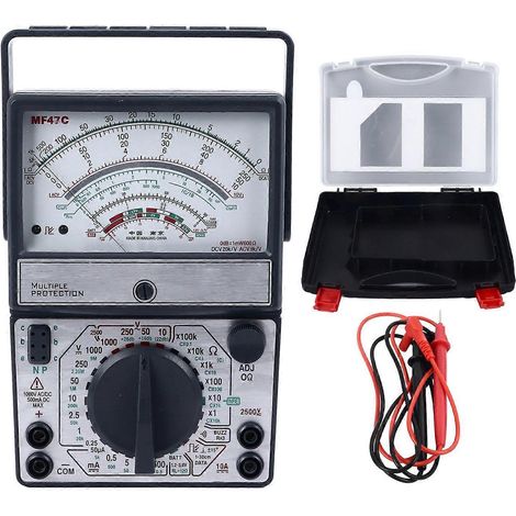 Multimètre analogique à aiguille, haute précision, avertisseur sonore anti-surchauffe (1/4)