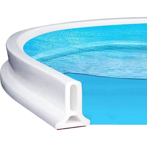 Barrière de douche pliable, Joint Porte Douche, Seuil de Douche pour Séparation Humide et Sèche, Convient pour la Cuisine et la Salle de Bain (1 M, Blanc) (1/5)