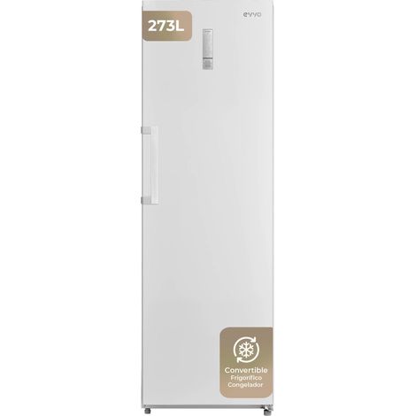 Congelador Vertical EVVO ICE 273 - Clase Energética E, Super Congelación, 273L y Bajo Consumo