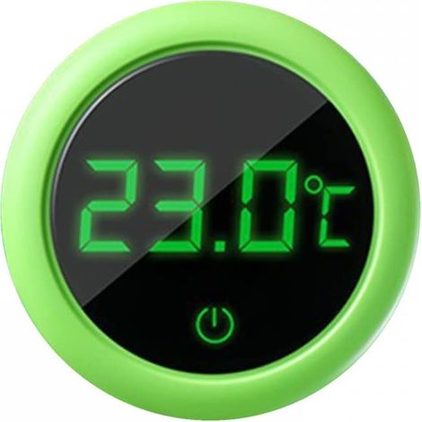Mini Thermomètre Numérique Aquarium LCD Adhésif, Thermomètre Digital pour Aquarium Reptiles Terrariums