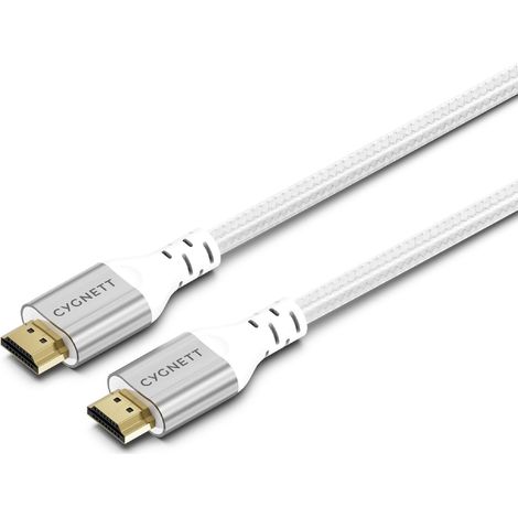 Câble Cygnett HDMI 2.1 1,5 m Blanc