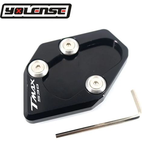 1 béquille latérale, extension et support pour portail, aluminium CNC, compatible Yamaha TMAX530 XP530 2015-2016 (1/4)