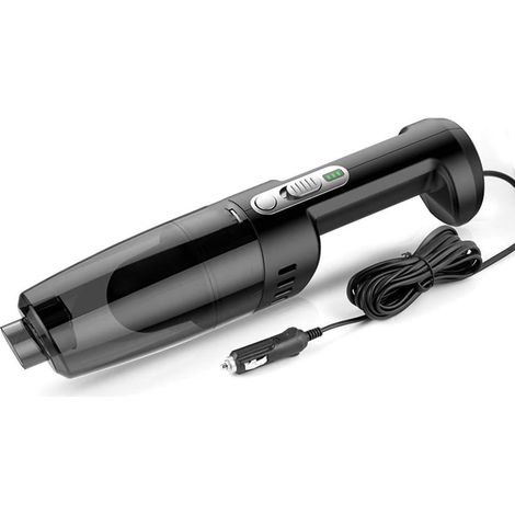 Aspirateur portable pour voiture avec 3 accessoires fonctionnels, aspirateur eau et poussière silencieux pour véhicules à moteur DC/12V (1/4)