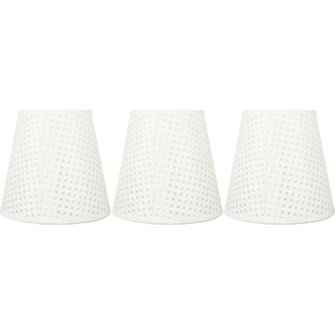 de 3 abat jour en tissu E14 style moderne et minimaliste (1/3)