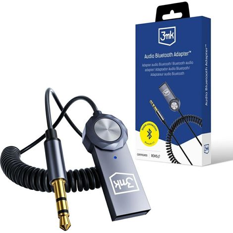 Adaptador de audio Bluetooth 3MK con conector de 3,5 mm 2 en 1 inalámbrico (1/5)