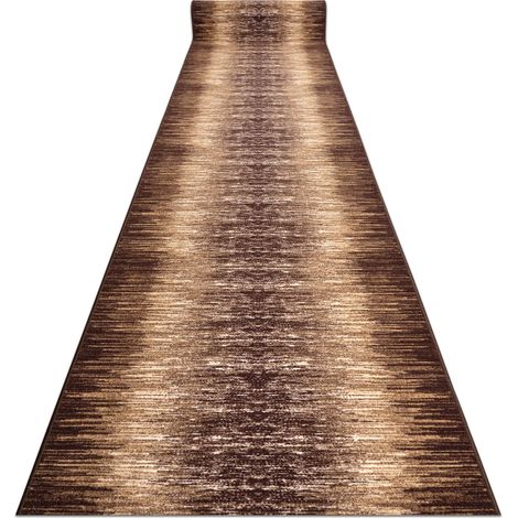 PASSATOIA gommata TOLTEC beige  67 cm brown 67x1000 cm