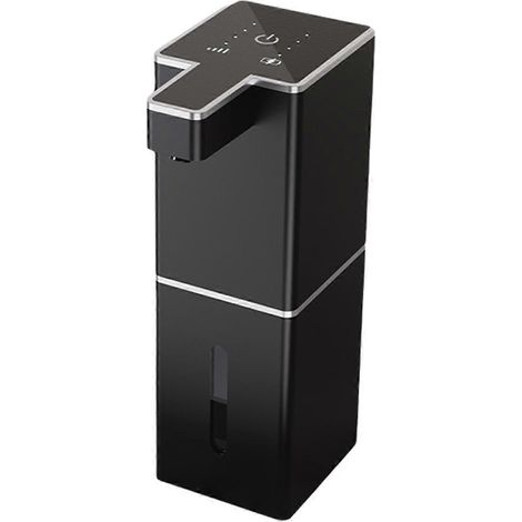 Distributeur de savon à induction, lave-mains électrique en mousse, distributeur de savon automatique à induction noir (1/5)